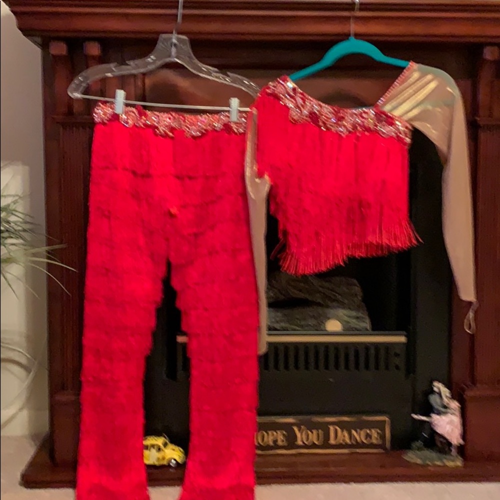Latin fringe 2 piece ballroom